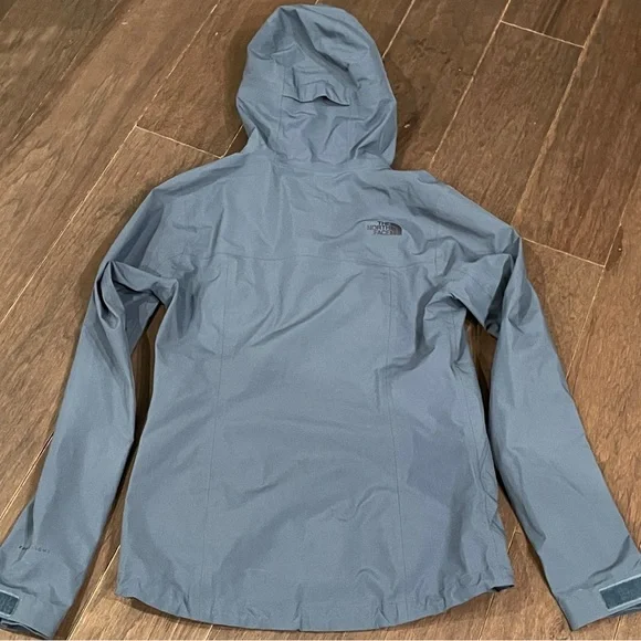 The North Face Women's Xs Dryzzle Futurelight Rain Jacket Flare Shady Blue EUC - Picture 8 of 8